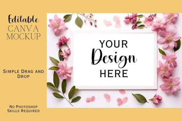 Canva Flat Lay Mockup
