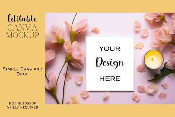 Canva Flat Lay Mockup
