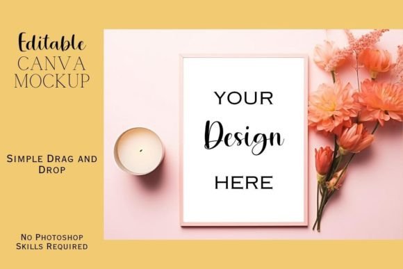 Canva Flat Lay Mockup