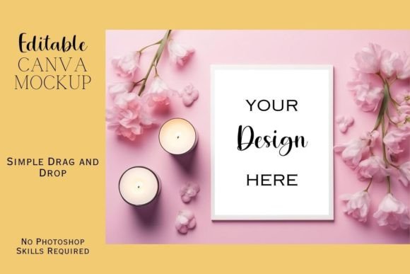 Canva Flat Lay Mockup