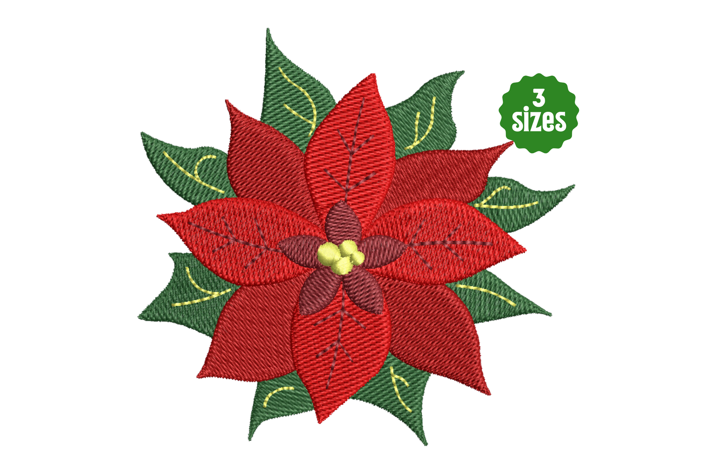 Christmas Red Poinsettia Flower - photo 1