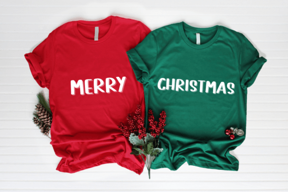 Christmas Snowman Font - Preview 3