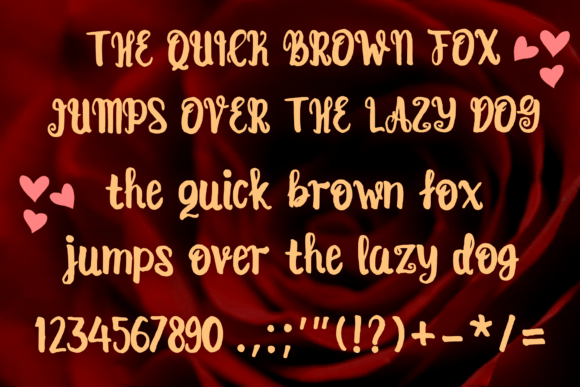 Comic Adore Font - Preview 3