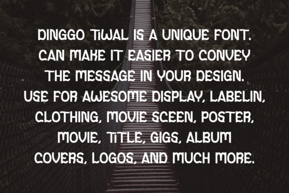 Dinggo Tiwal Font - Preview 2