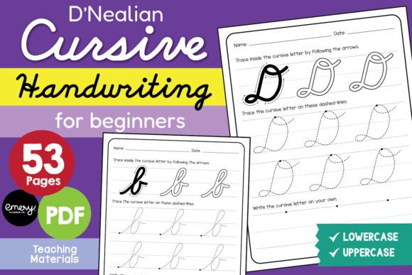 D’Nealian Cursive for Beginners