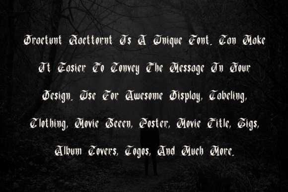 Dractunt Racttornt Font PNG with transparent background - Preview 2