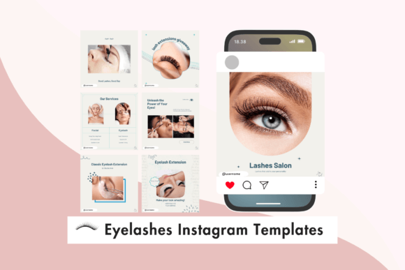 Eyelashes Instagram Templates
