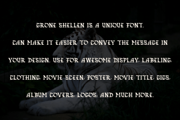 Grone Shellen Font - Preview 2