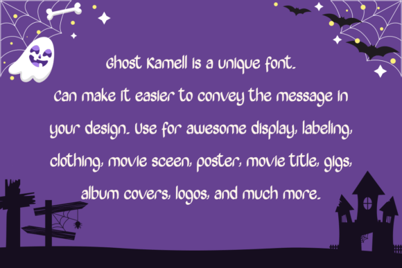 Ghost Kamell Font - Preview 2