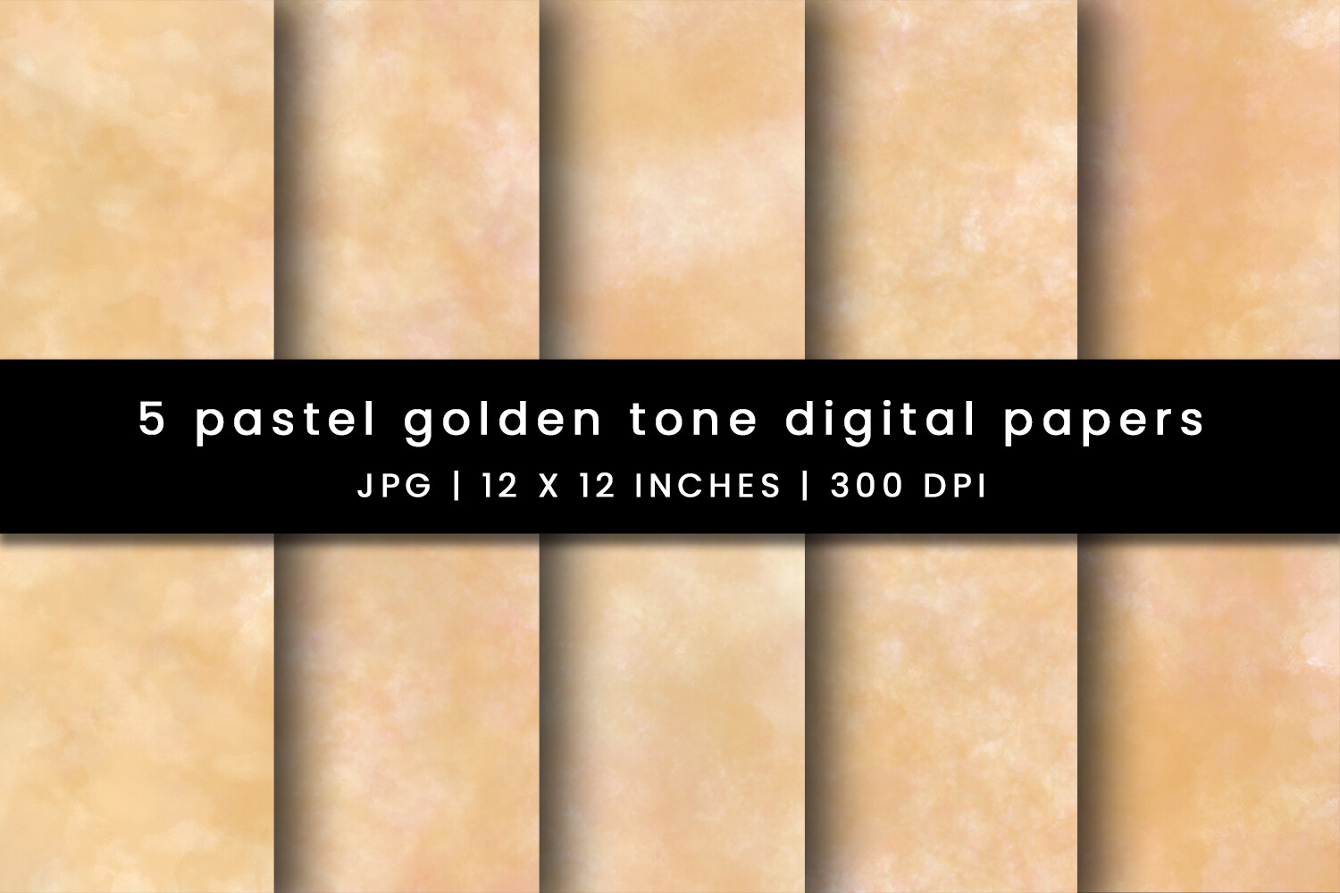 Golden Pastel Tone Digital Papers Graphic by Pugazh Logan · Creative ...