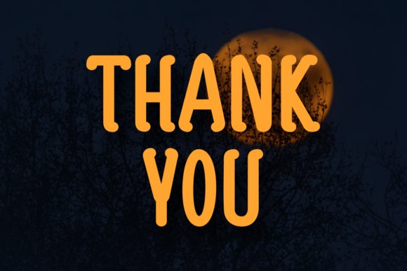 Halloween Moon Font - Preview 1