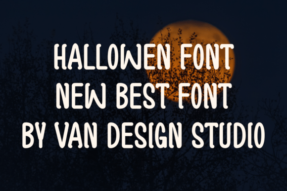 Halloween Moon Font - Preview 3