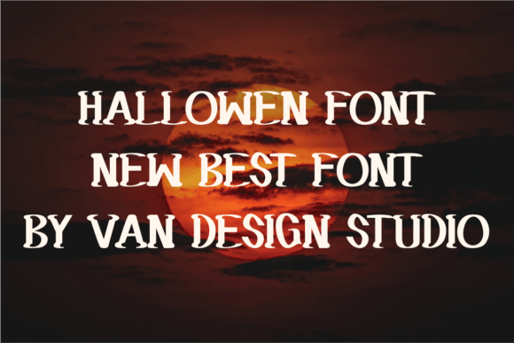 Hight Halloween Font PNG with transparent background - Preview 3