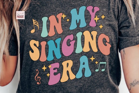 In My Singing Era Png, Retro Singer Graphic by Pixel Paige Studio ...