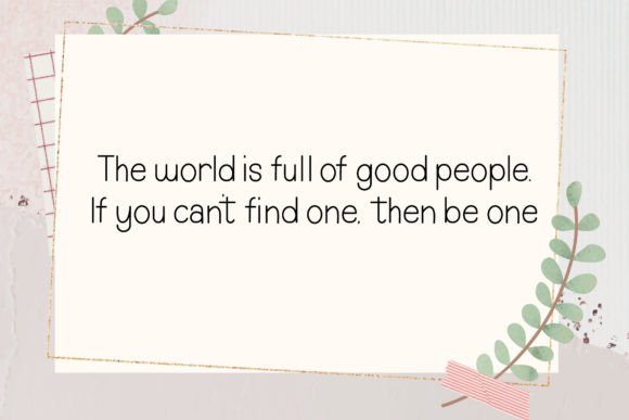 Life Note Font PNG with transparent background - Preview 1