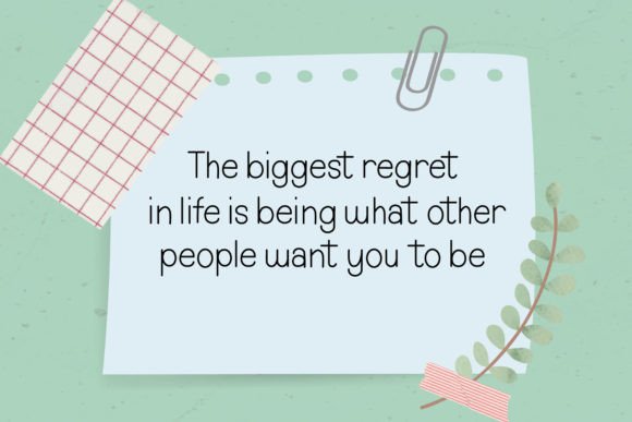 Life Note Font PNG with transparent background - Preview 2