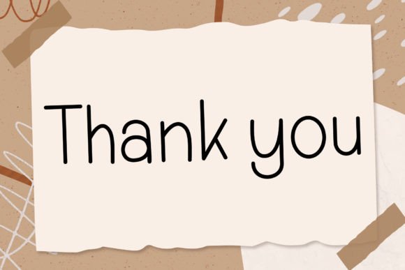 Life Note Font PNG with transparent background - Preview 4