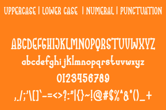 Little Scary Font PNG with transparent background - Preview 4