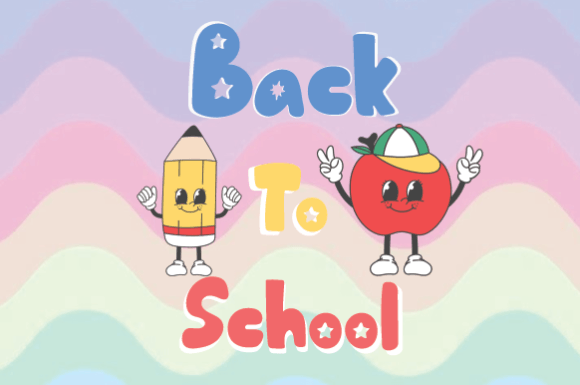 Moon & Star Font PNG with transparent background - Preview 1