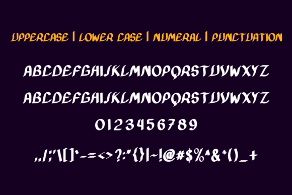 Scare Dark Font PNG with transparent background - Preview 4