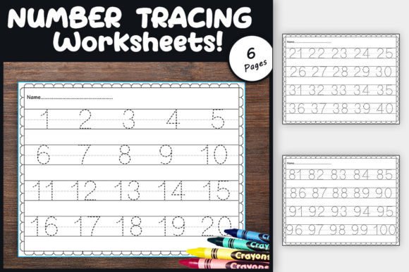 1-100 Number Tracing and Handwriting