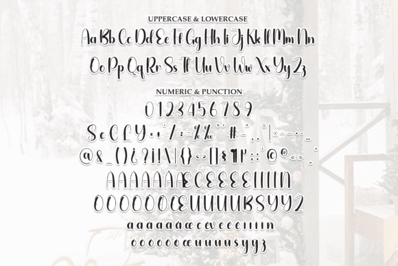 Defense Christmas Font - Preview 6