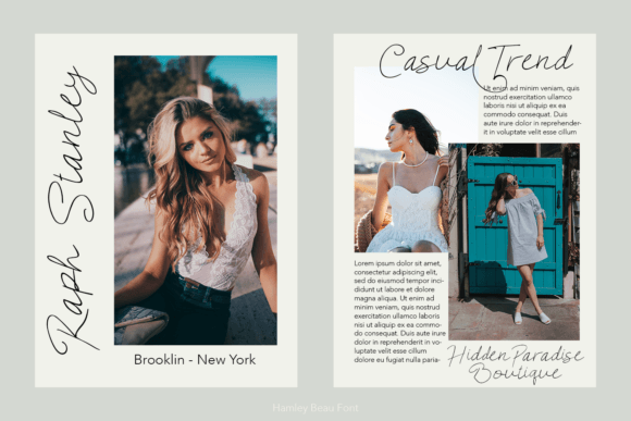 Hamley Beau Font - Preview 1