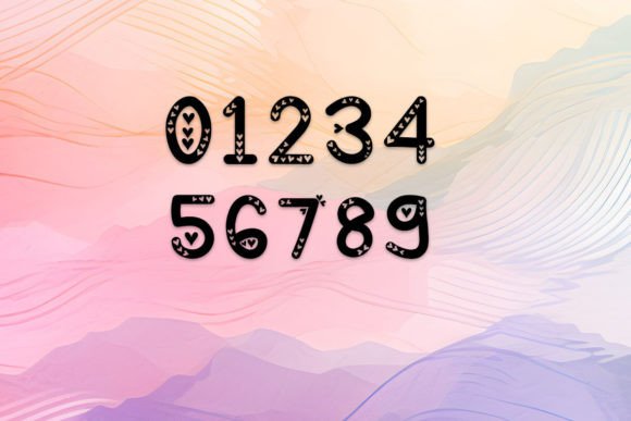 Heart of Love Font - Preview 2