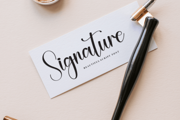Painting Brush Font PNG with transparent background - Preview 2