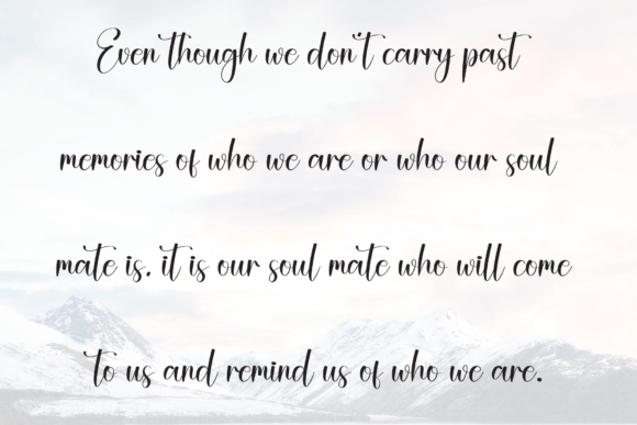 Painting Brush Font PNG with transparent background - Preview 4