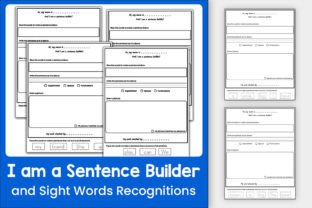 Sentence Building Sight Word Mastery Graphic by TheStudyKits · Creative ...