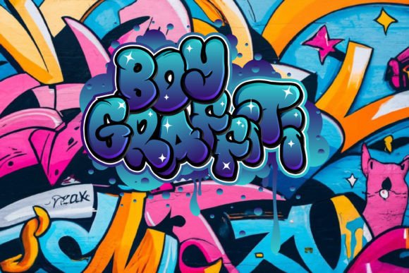 Boy Graffiti Font - Preview 1
