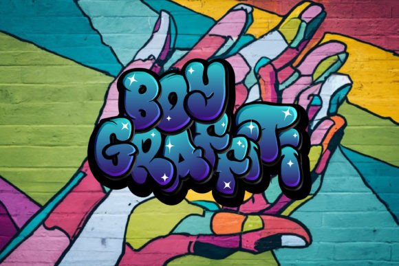 Boy Graffiti Font - Preview 2