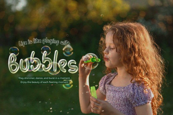 Bubble Tube Font - Preview 1