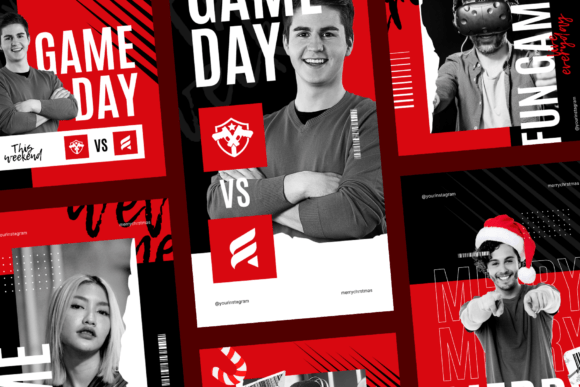 Christmas Esports Instagram Template