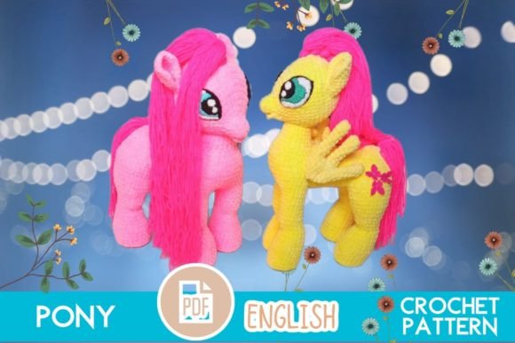 Crochet PONY / Horse Toy Pattern PDF