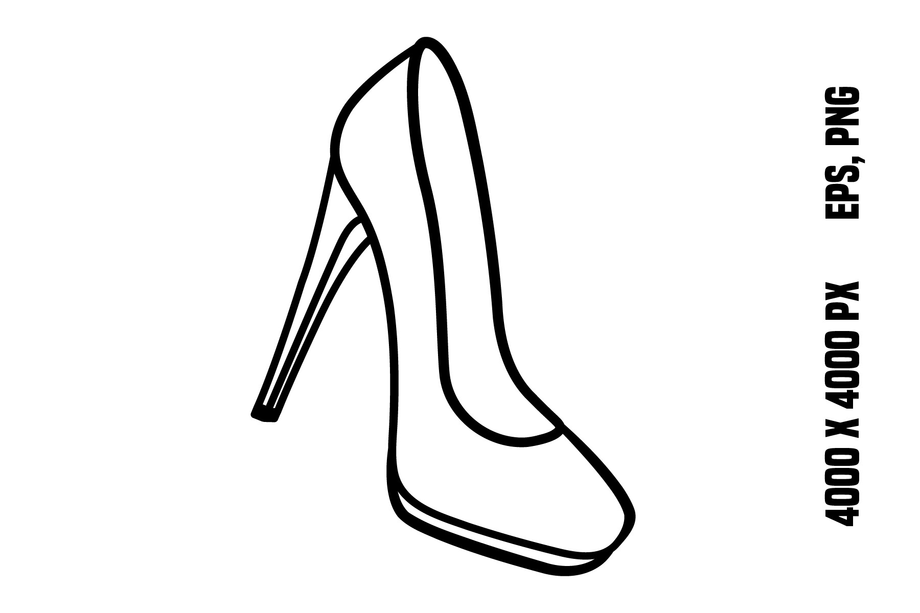 Fashionable Women's Shoe for Coloring