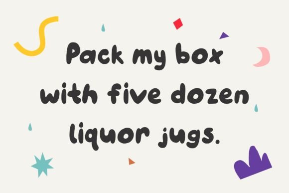 Fluffapalooza Font PNG with transparent background - Preview 1