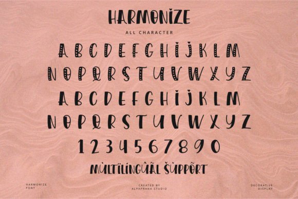Harmonize Font - Preview 4