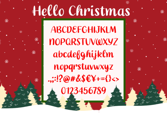 Hello Christmas Font - Preview 1