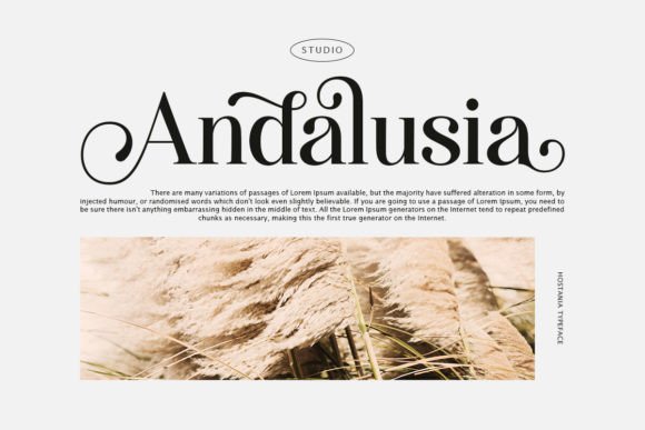 Hostania Font - Preview 1