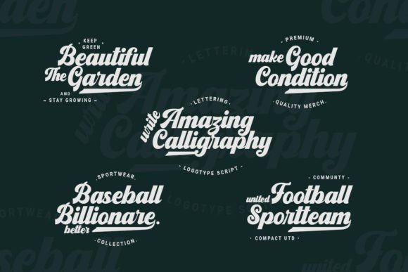 Liffes Motion Font PNG with transparent background - Preview 4