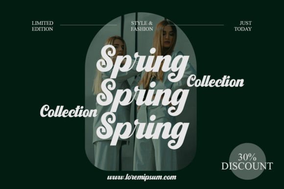 Liffes Motion Font PNG with transparent background - Preview 6