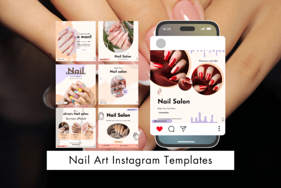 Nail Technician Instagram Templates