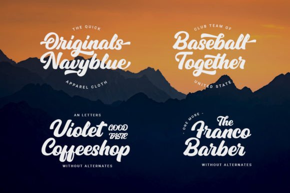 Origins Scripted Font PNG with transparent background - Preview 2