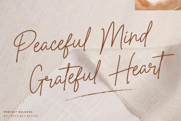 Perfect Beloved Font PNG with transparent background - Preview 2