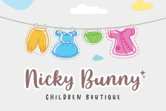 Saturday Garden Font PNG with transparent background - Preview 4