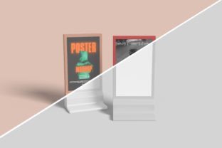 Standing Poster Mockup Graphic by My Code Std · Creative Fabrica