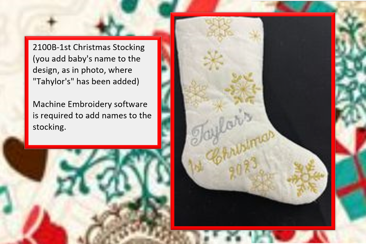 1st Christmas Stocking-B