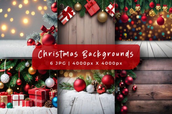 Christmas Background with Place for Text